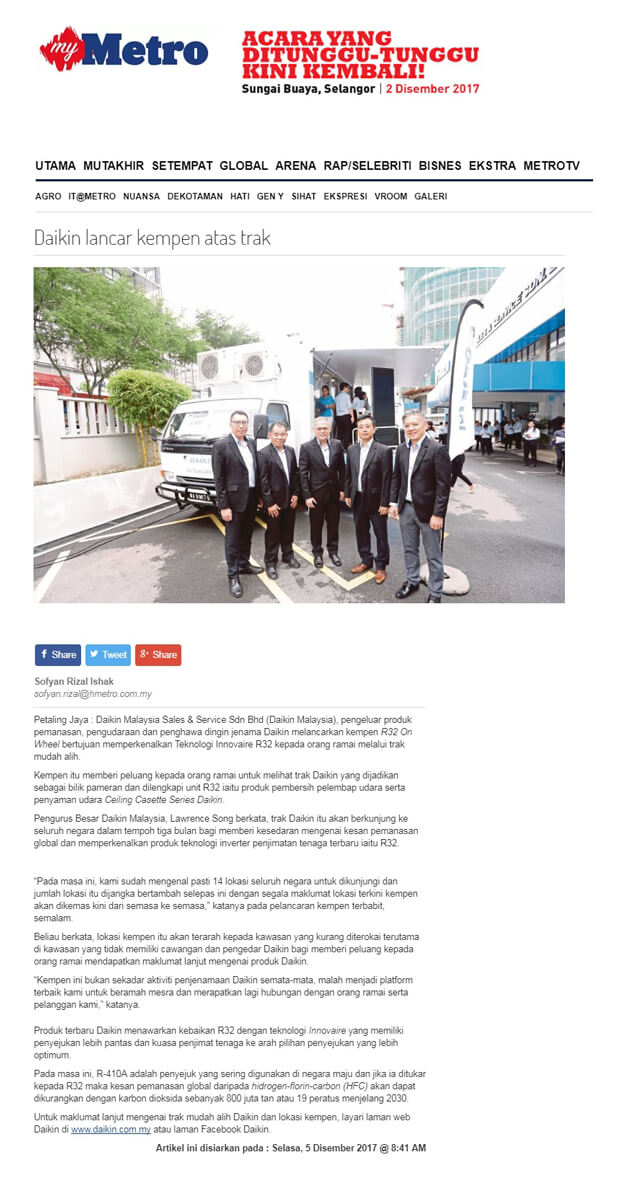 Daikin Mobile Truck Launching | Daikin Malaysia