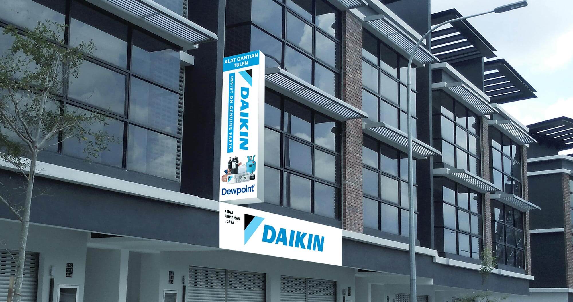 Authorised Daikin Genuine Part Partner’s Signage