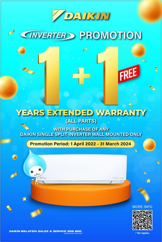 Protected: 1 Year Extended Warranty Inverter Promotion 2024 | Daikin Malaysia