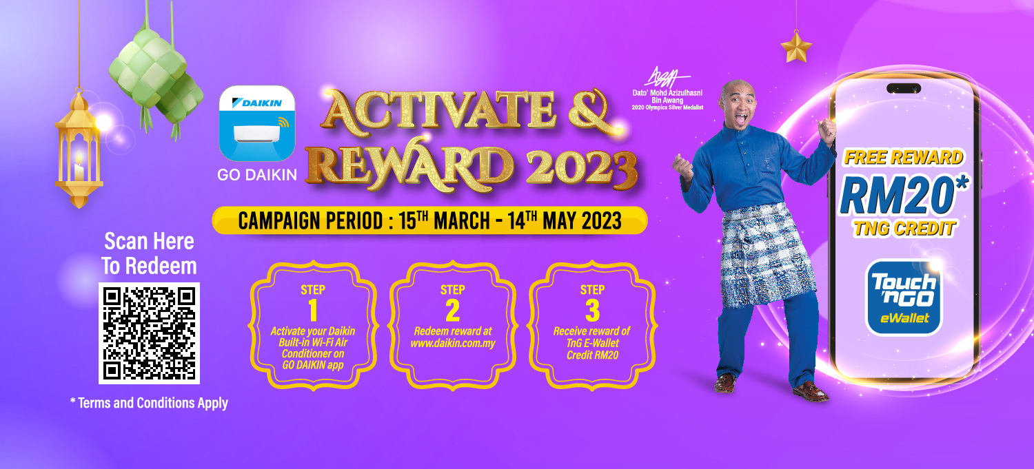 Daikin Activate and Reward | Daikin Malaysia