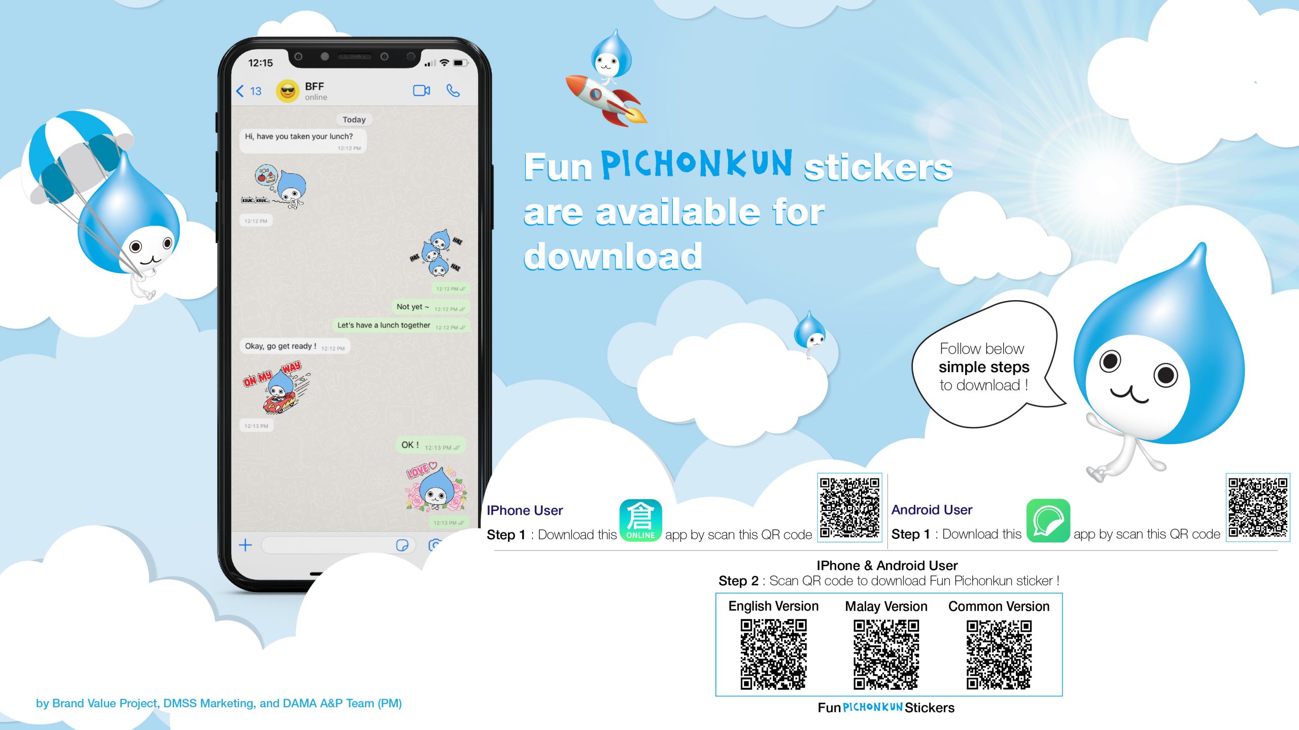Pichonkun WhatsApp Sticker | Daikin Malaysia
