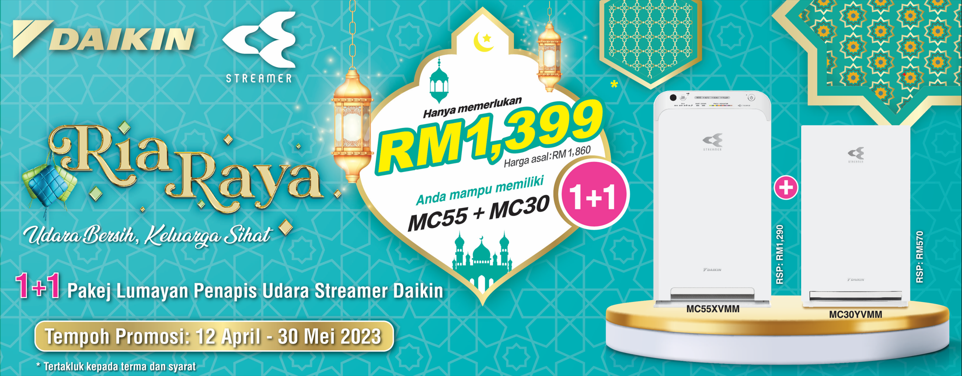 Daikin Ria Raya Air Purifier Offer | Daikin Malaysia