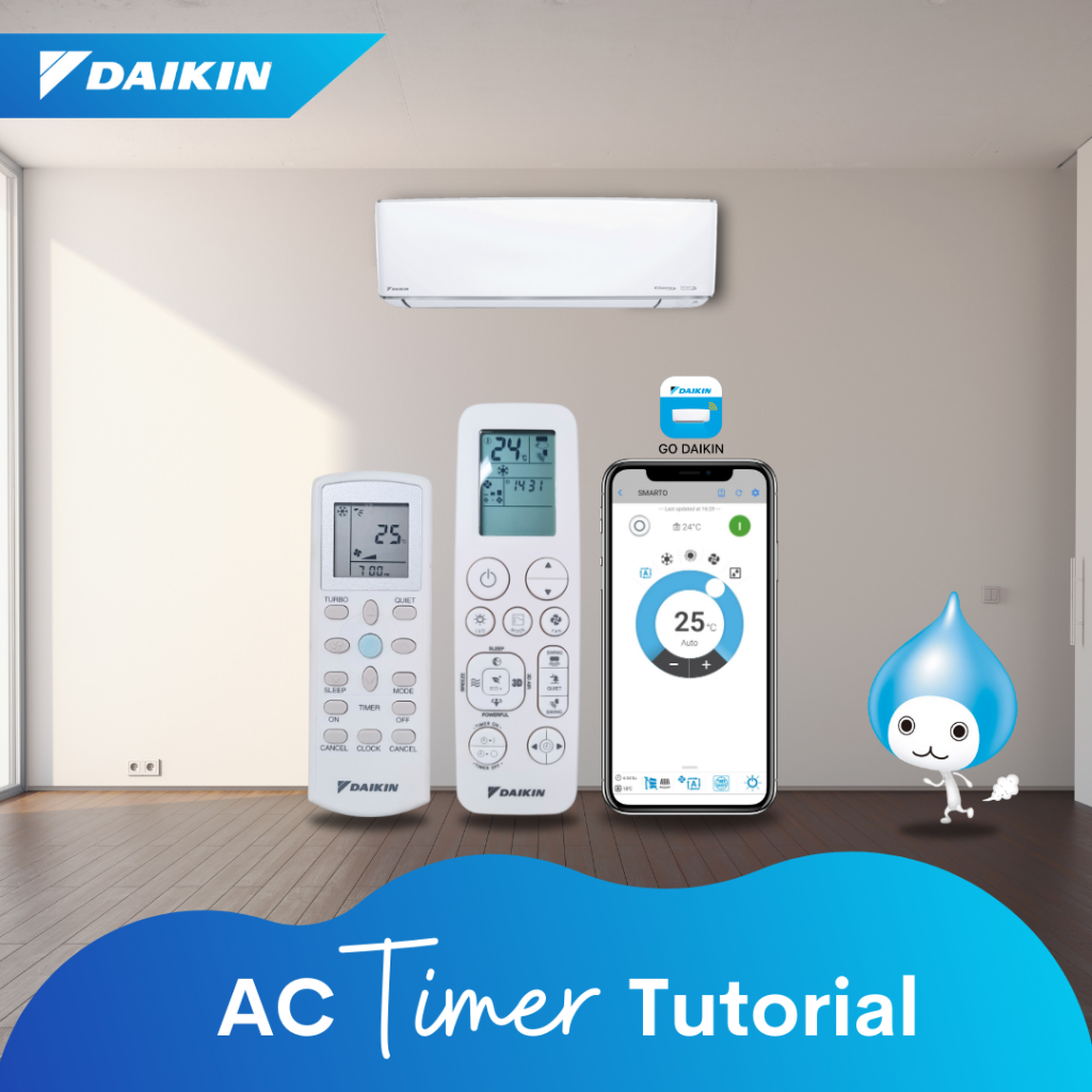 Air Conditioner Timer Setting Tutorial | Daikin Malaysia