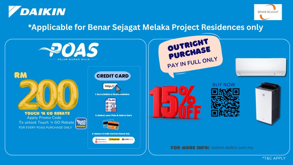 BENAR SEJAGAT MELAKA PROJECT PROMOTION! | Daikin Malaysia
