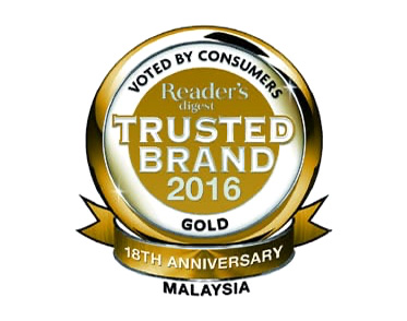 READER DIGEST 2016 TRUSTED BRAND AWARD