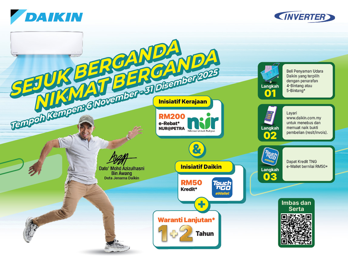 Sejuk Berganda, Nikmat Berganda! | Daikin Malaysia