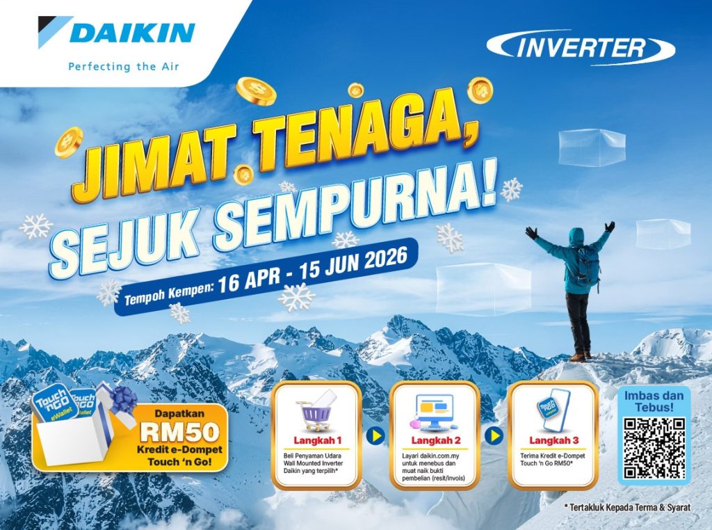 Jimat Tenaga, Sejuk Sempurna! | Daikin Malaysia