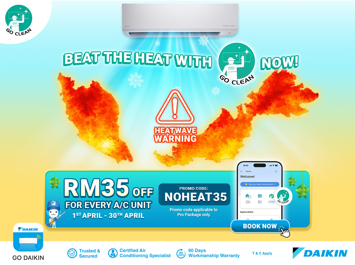 Don’t Let the Heatwave Win: Keep Your Home Cool with Aircond Cleaning with Code NOHEAT35