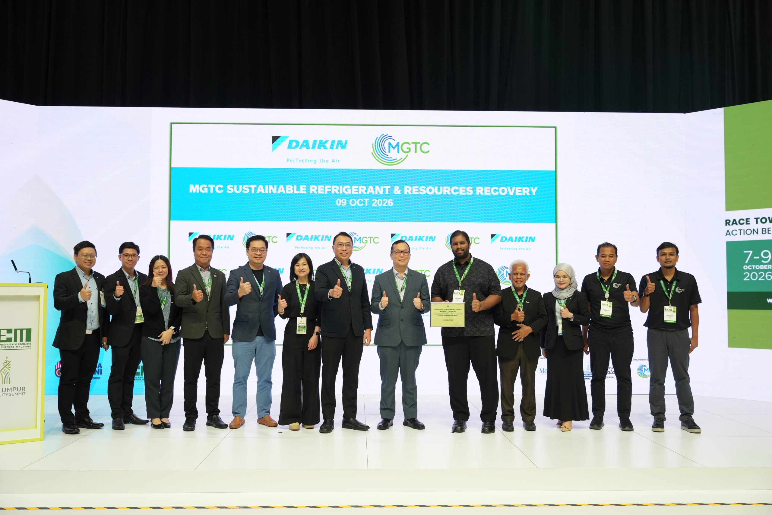 Daikin and MGTC Advance Sustainable Cooling Through Refrigerant and Resource Recovery | Daikin Malaysia